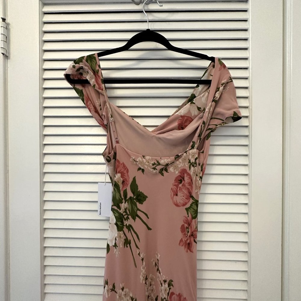 🌹SALE🌹Reformation Reya Dress in Rose Garden - Picture 13 of 16